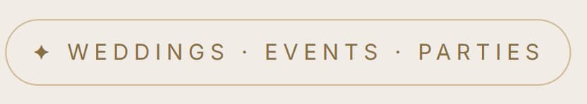 Hochzeit, events und Parties